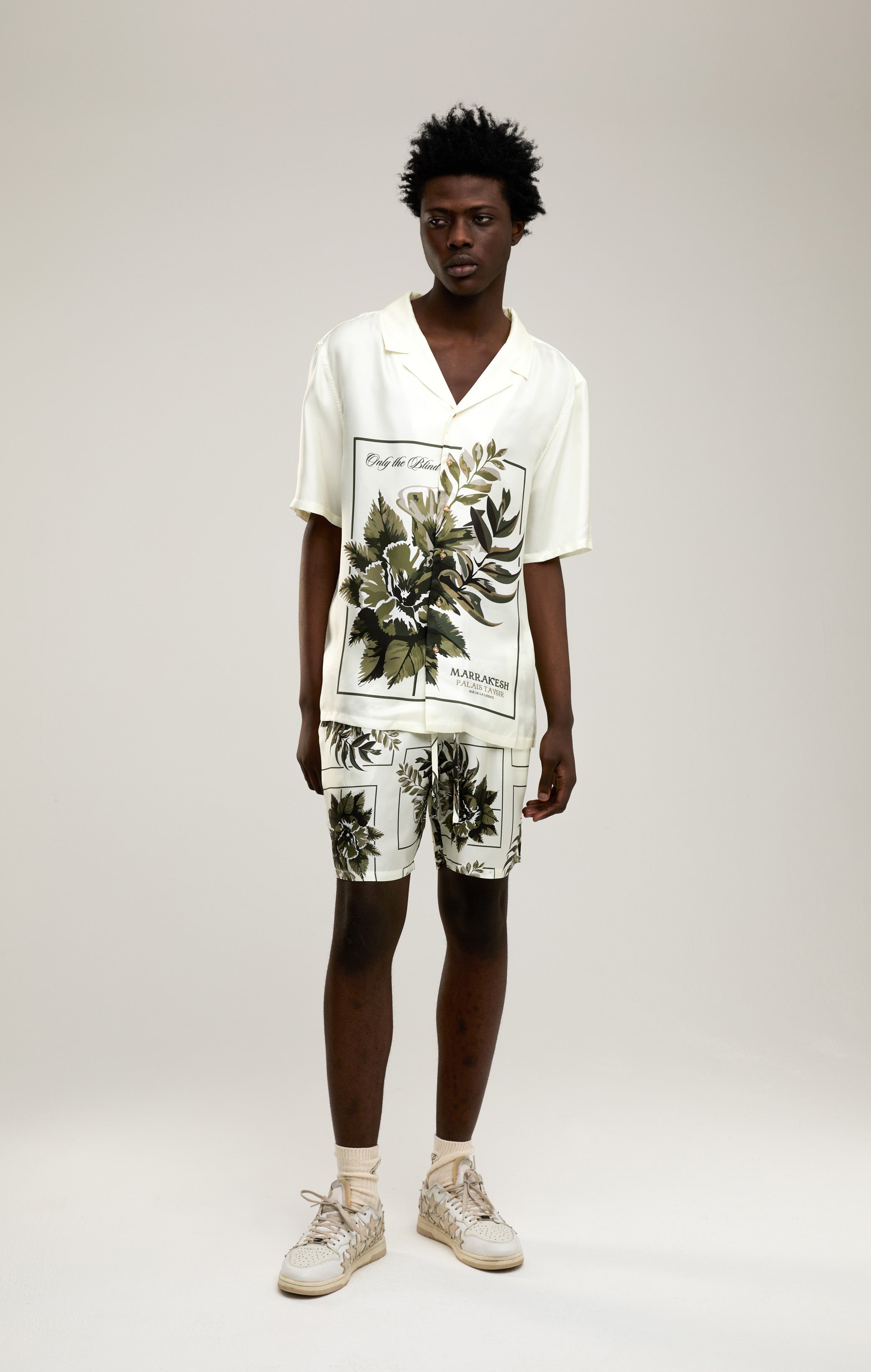 BOTANICAL SILK SHORTS