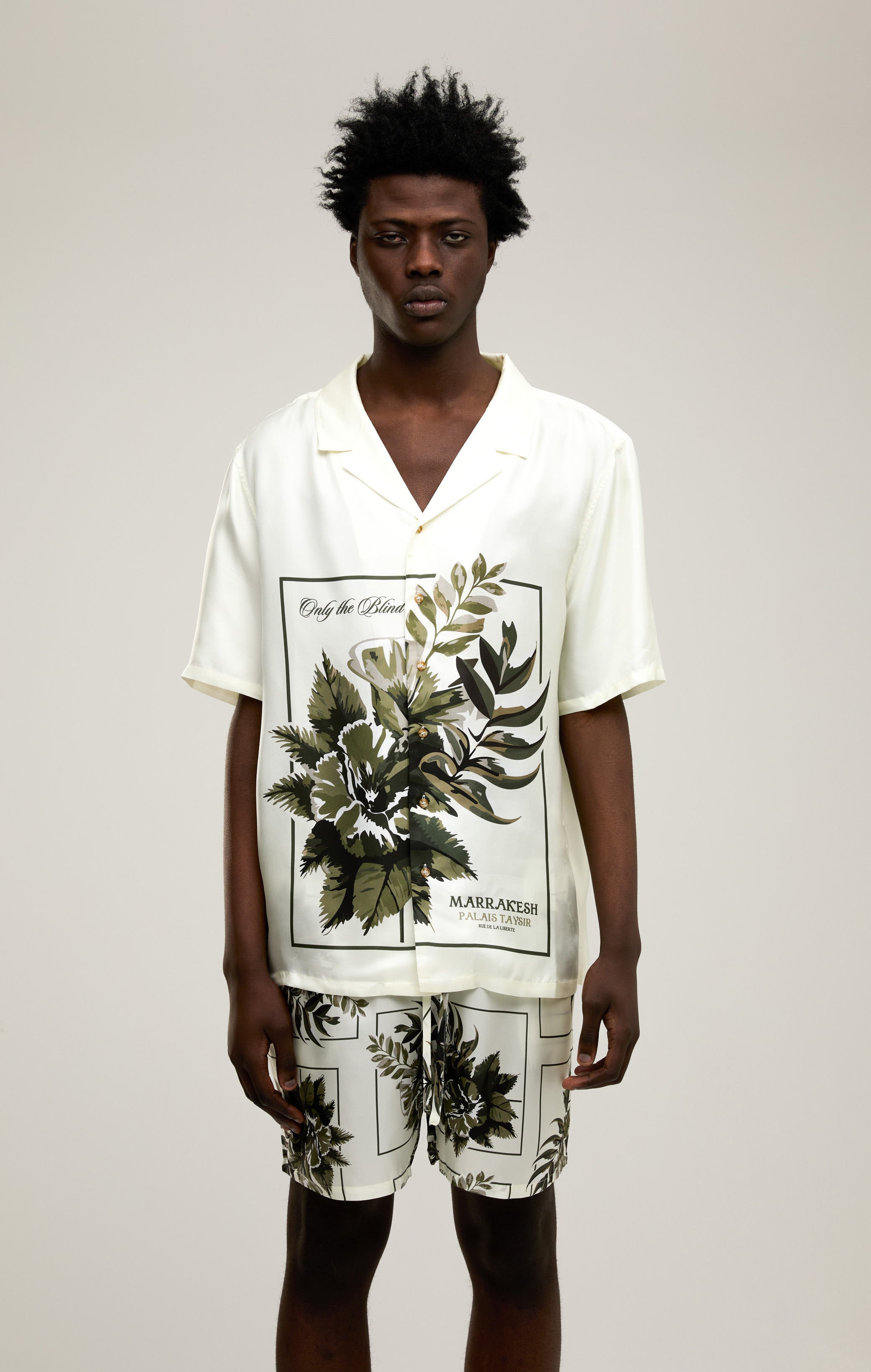 BOTANICAL SILK SHORTS