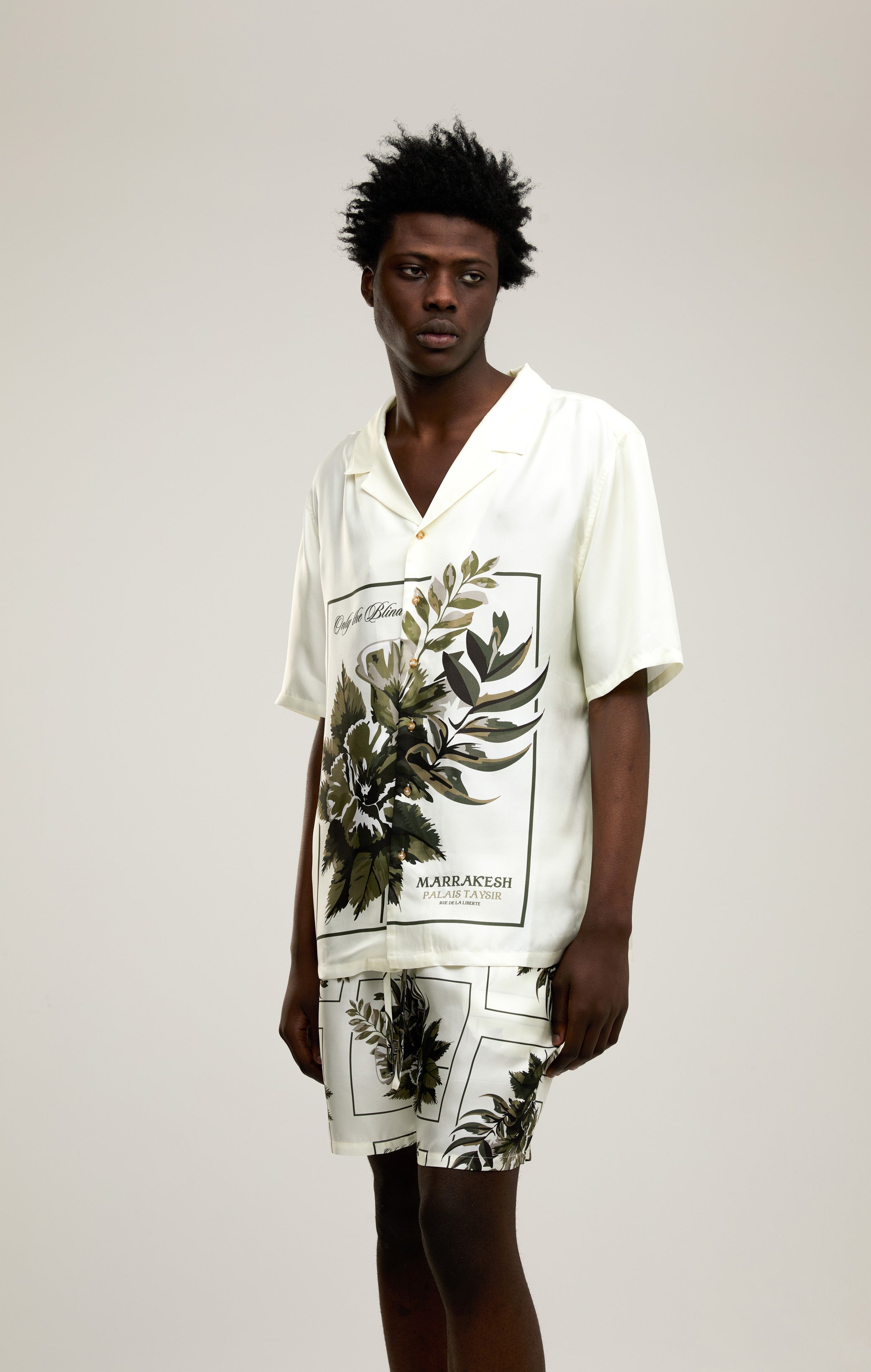 BOTANICAL SILK SHORTS
