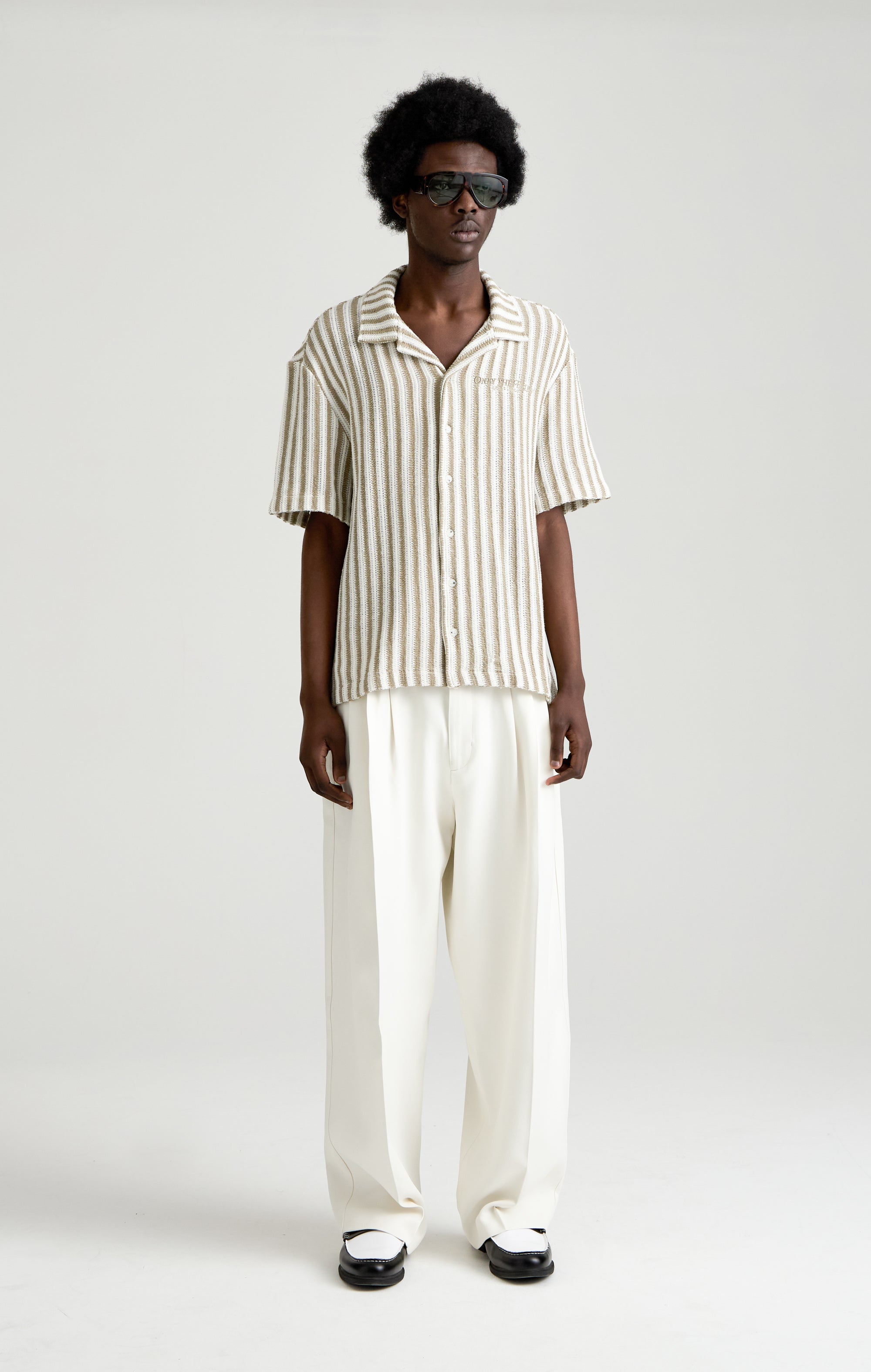 CROCHET RESORT SHIRT