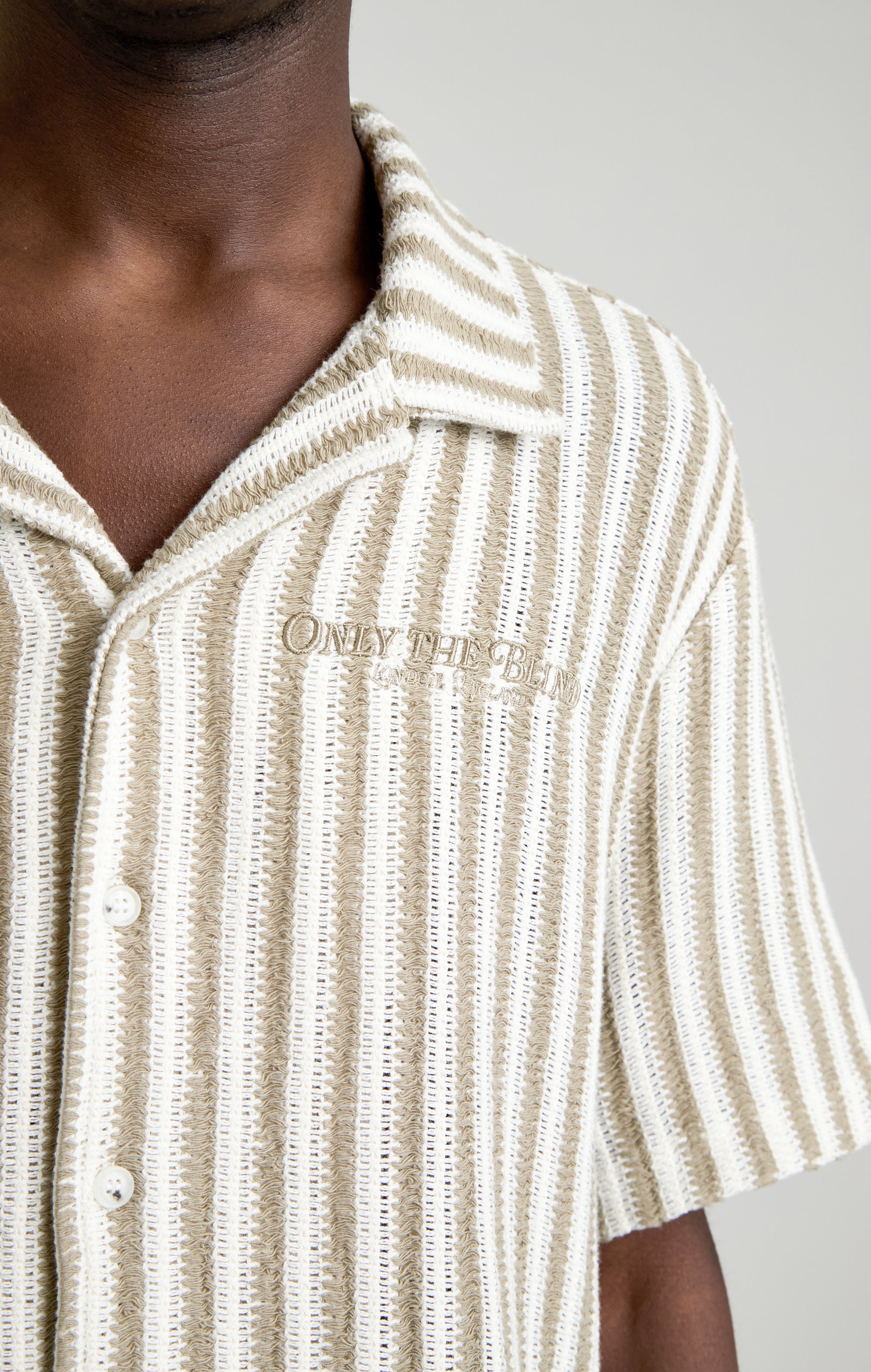 CROCHET RESORT SHIRT
