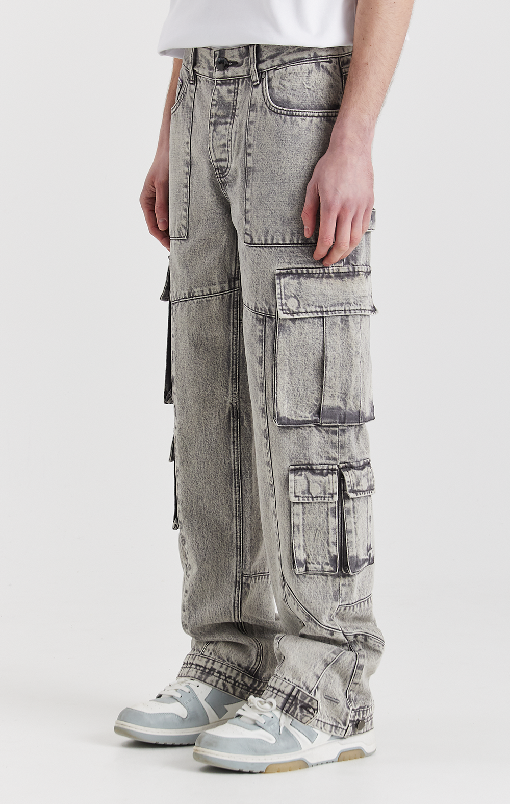Silver Rock Denim Cargo Jeans - ONLY THE BLIND™