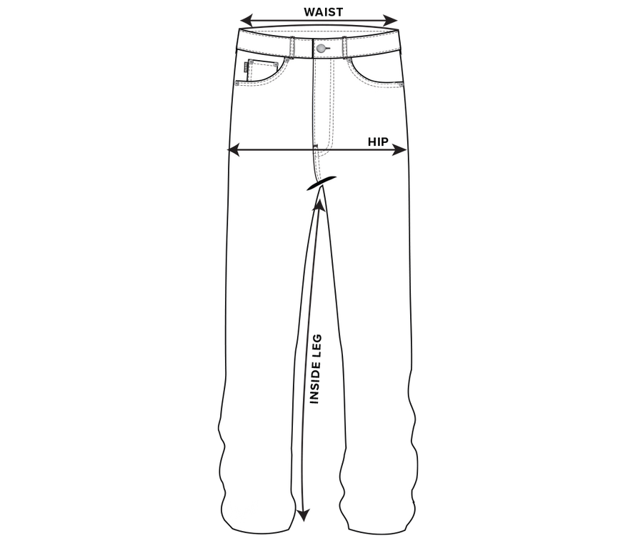 How to measure: Denim Jeans · AW21, AW22