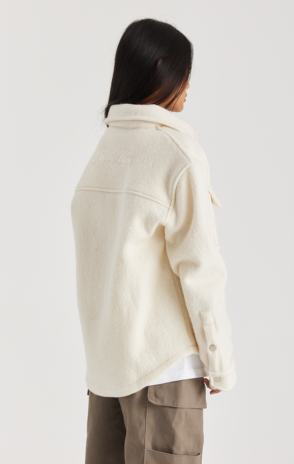 GLACIER WOOL OVERSHIRT - ONLY THE BLIND™
