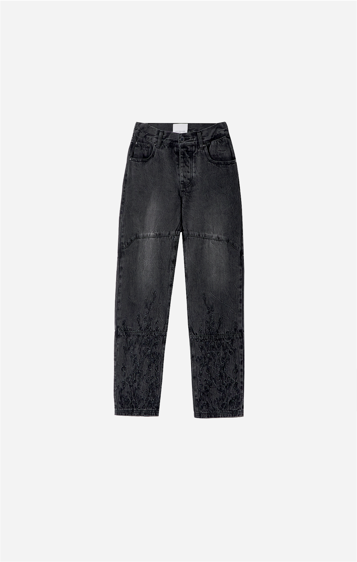 FLORAL NIGHT DENIM JEANS - ONLY THE BLIND™