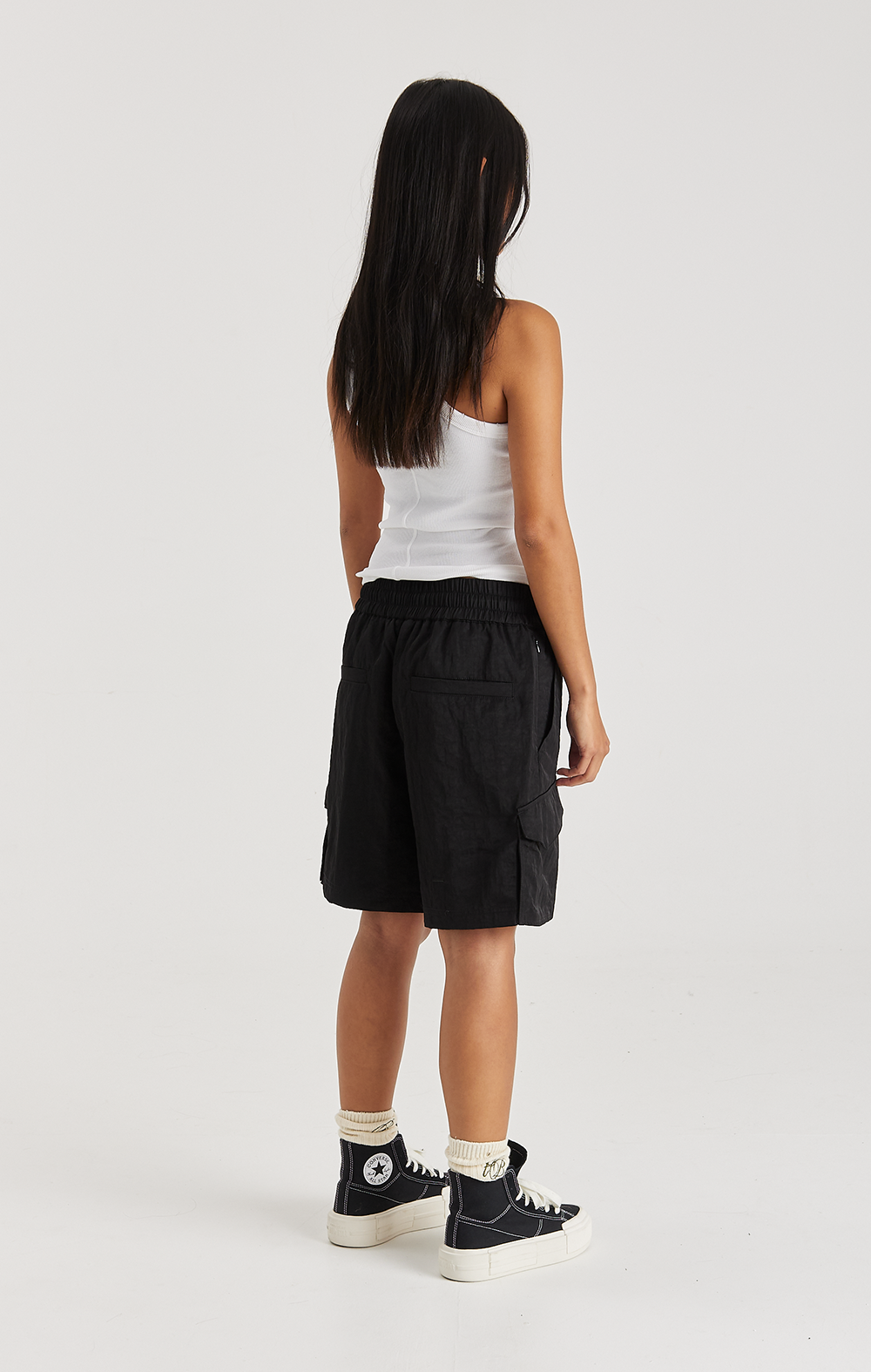 MIDNIGHT CRINKLE CARGO SHORT - ONLY THE BLIND™
