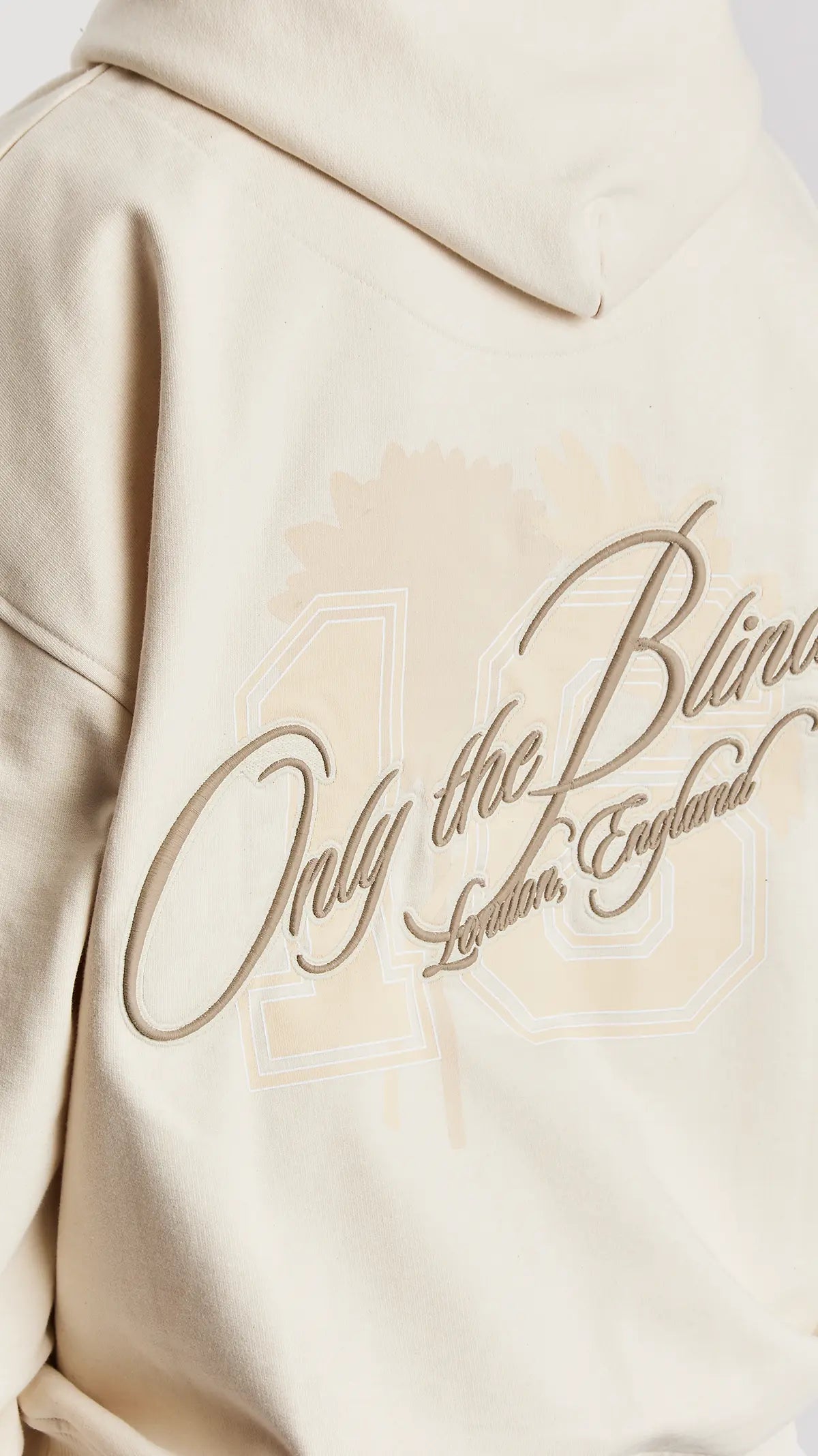 Sand Varsity Hoodie - ONLY THE BLIND™