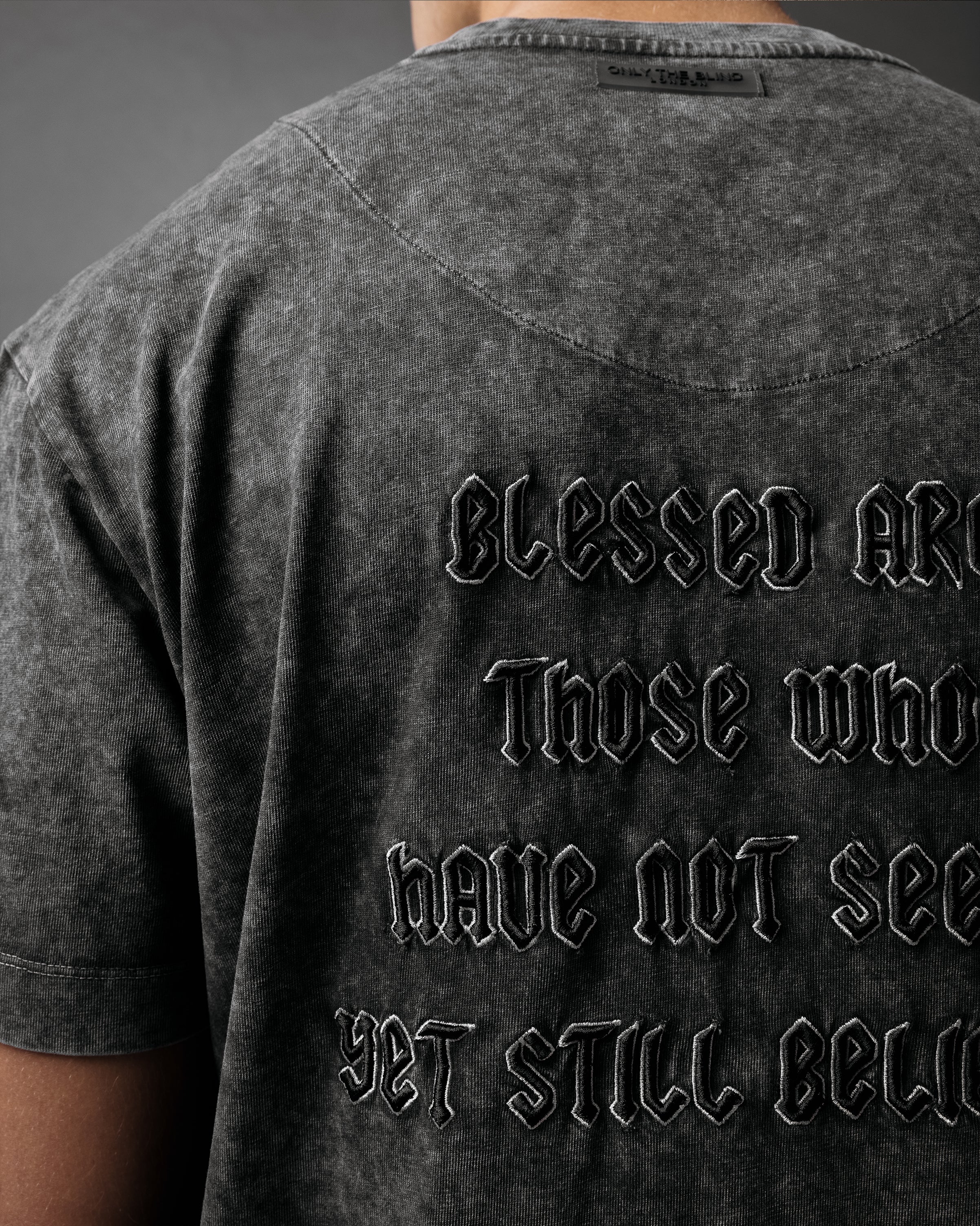 Stonewash Statement T-Shirt - ONLY THE BLIND™