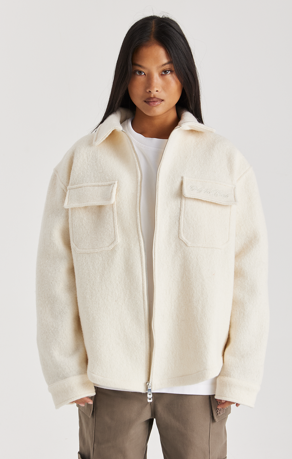 GLACIER WOOL OVERSHIRT - ONLY THE BLIND™