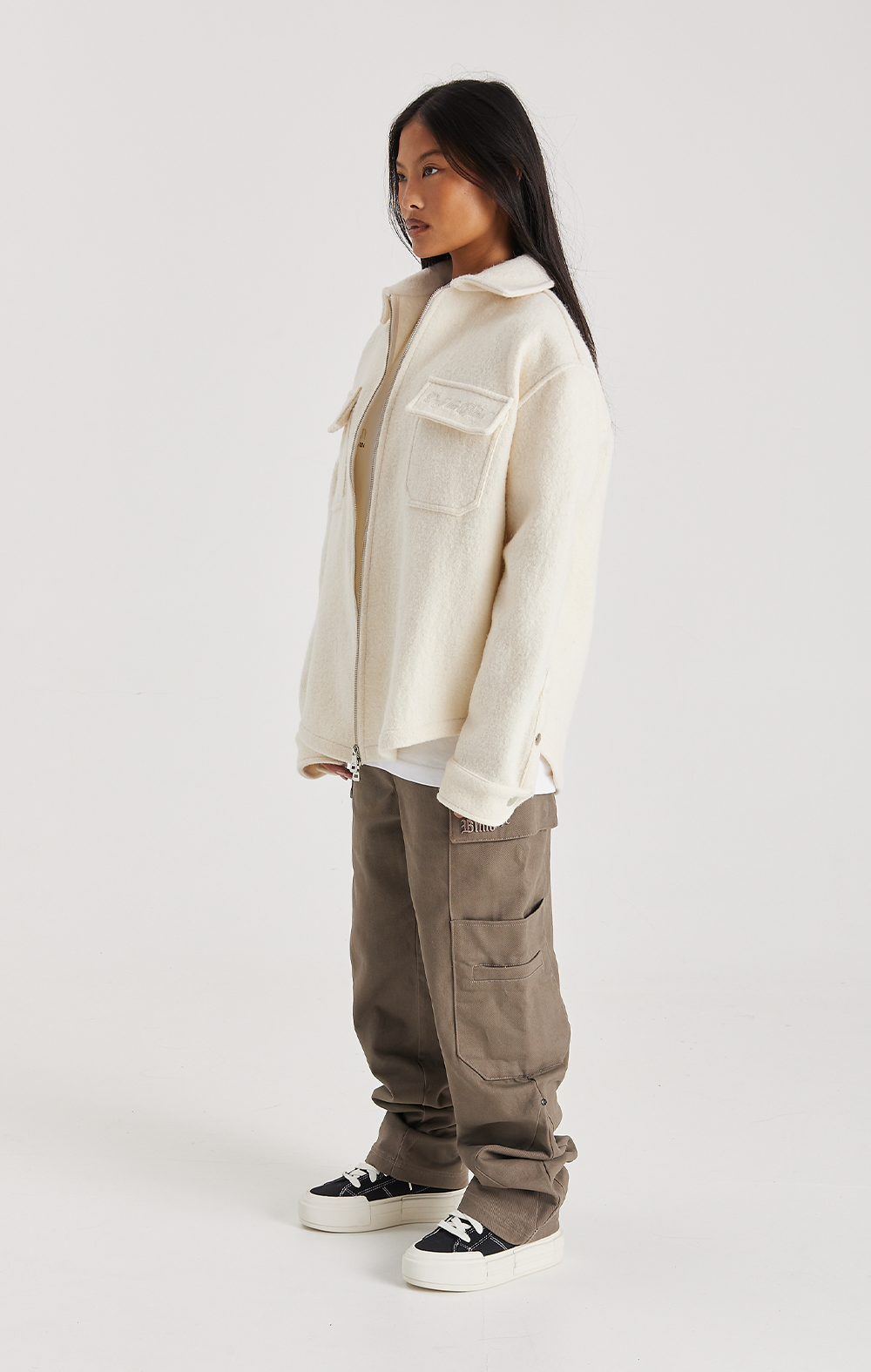 GLACIER WOOL OVERSHIRT - ONLY THE BLIND™