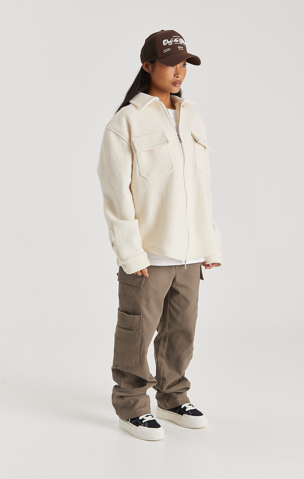 GLACIER WOOL OVERSHIRT - ONLY THE BLIND™