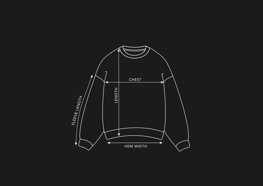 How to measure: Ivyfall Collared Sweatshirt · AW26