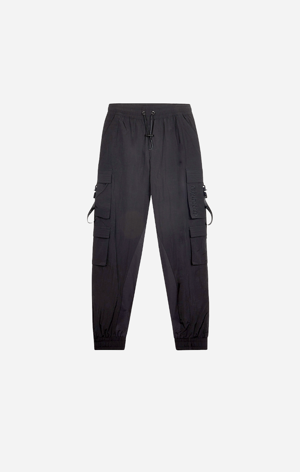 Black Nylon Cargos