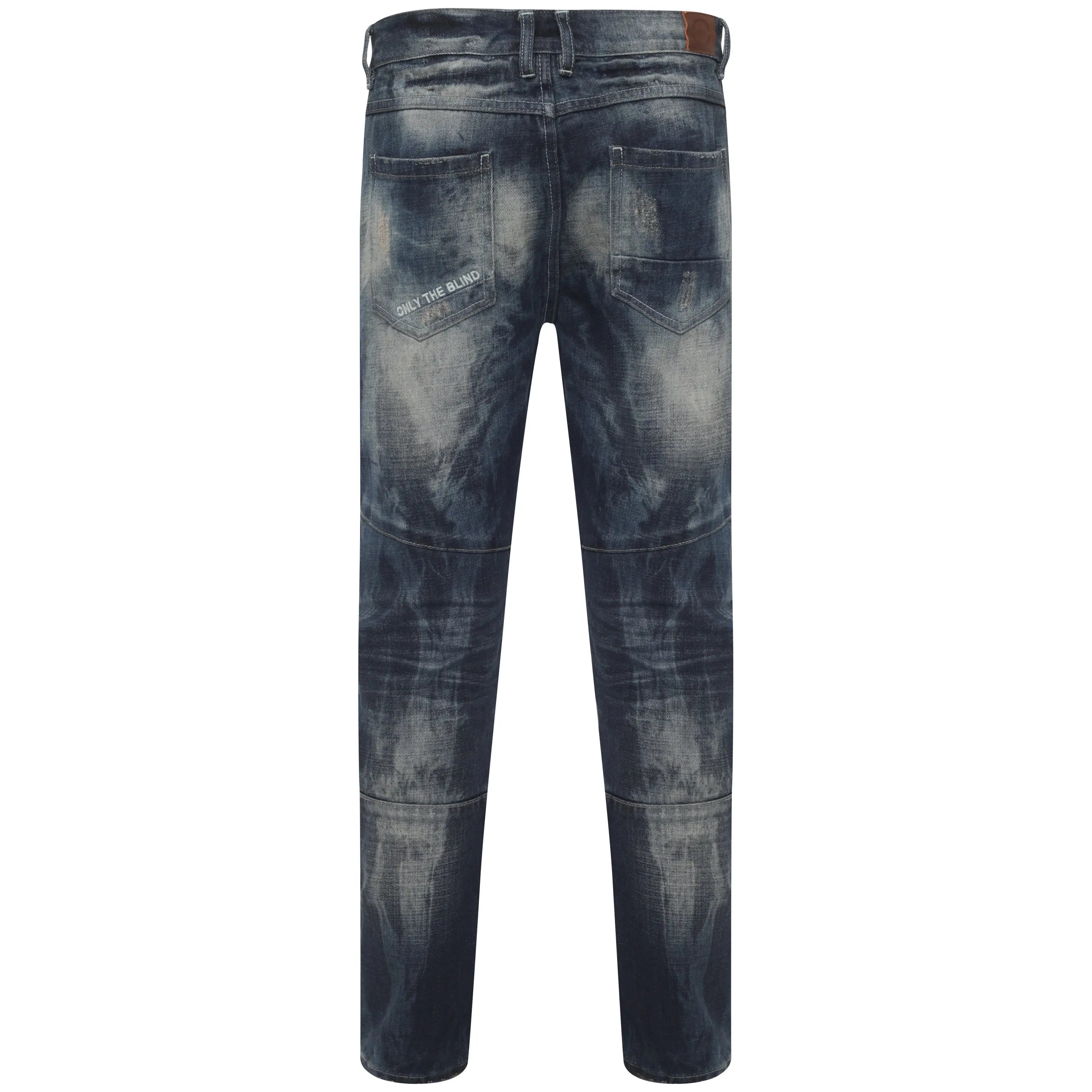 Selvedge Denim Mid Blue Heavy Bleached ONLY THE BLIND