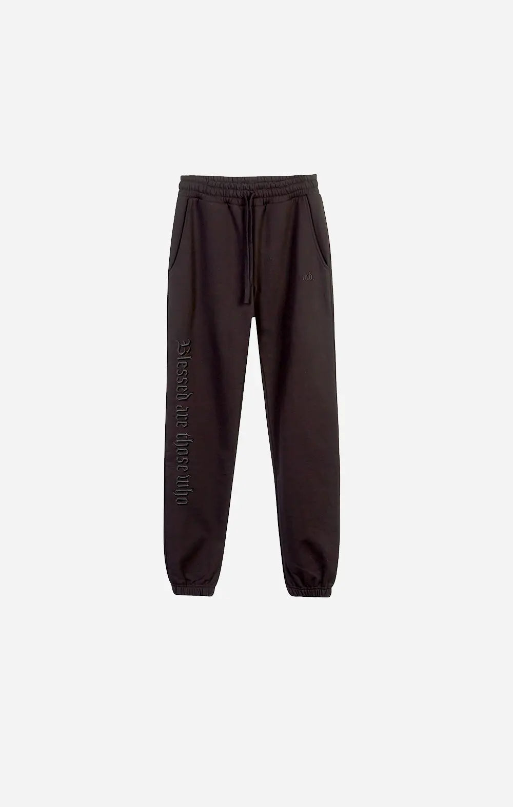 Black Split Statement Sweatpants - ONLY THE BLIND™