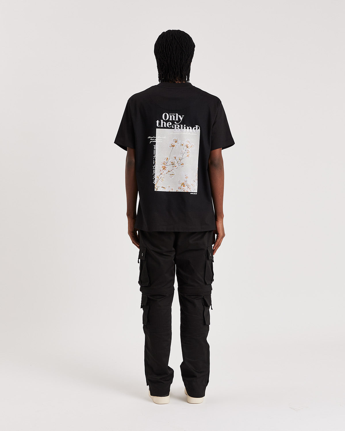 Black Blossom Graphic T-shirt - ONLY THE BLIND™