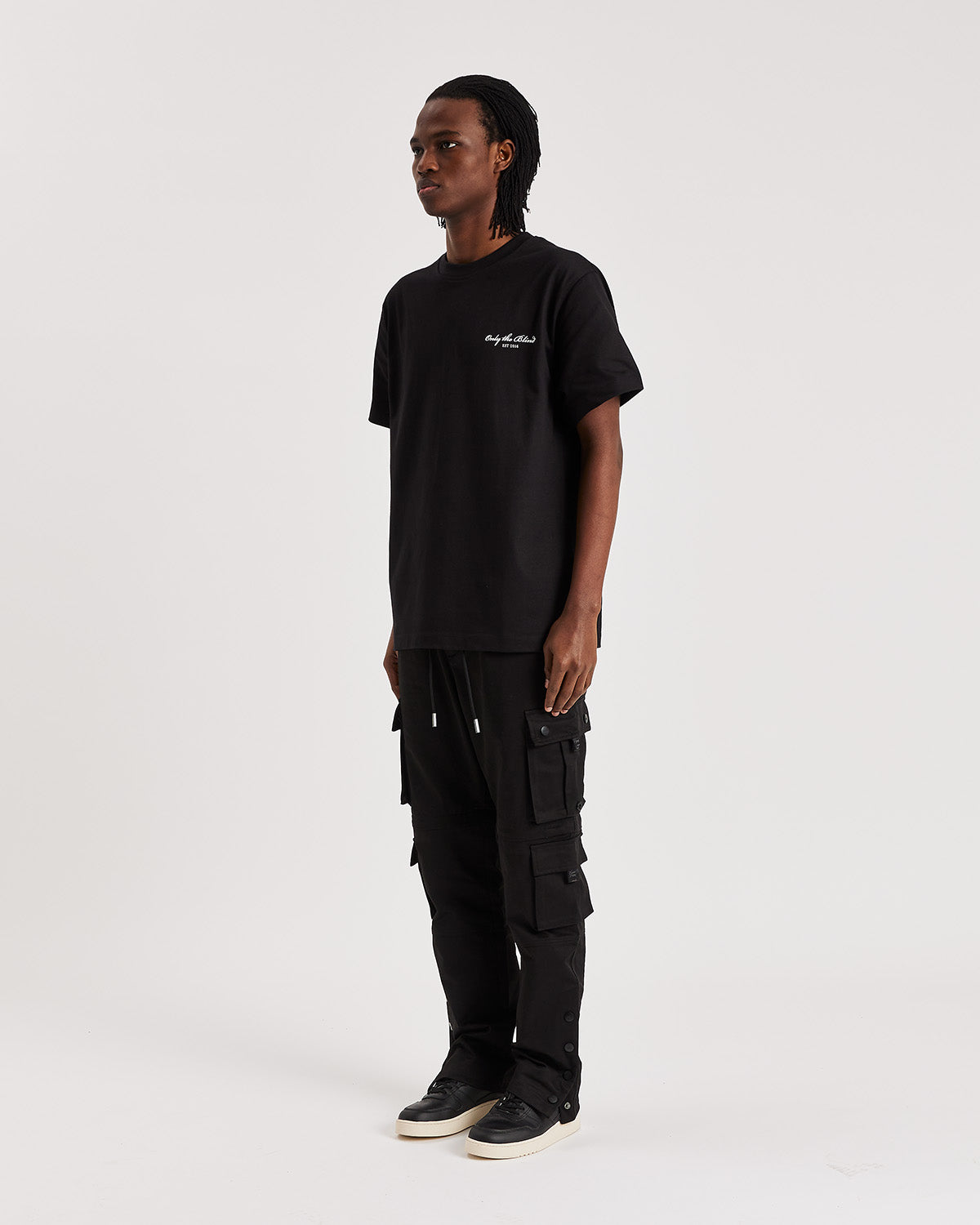 Black Blossom Graphic T-shirt - ONLY THE BLIND™