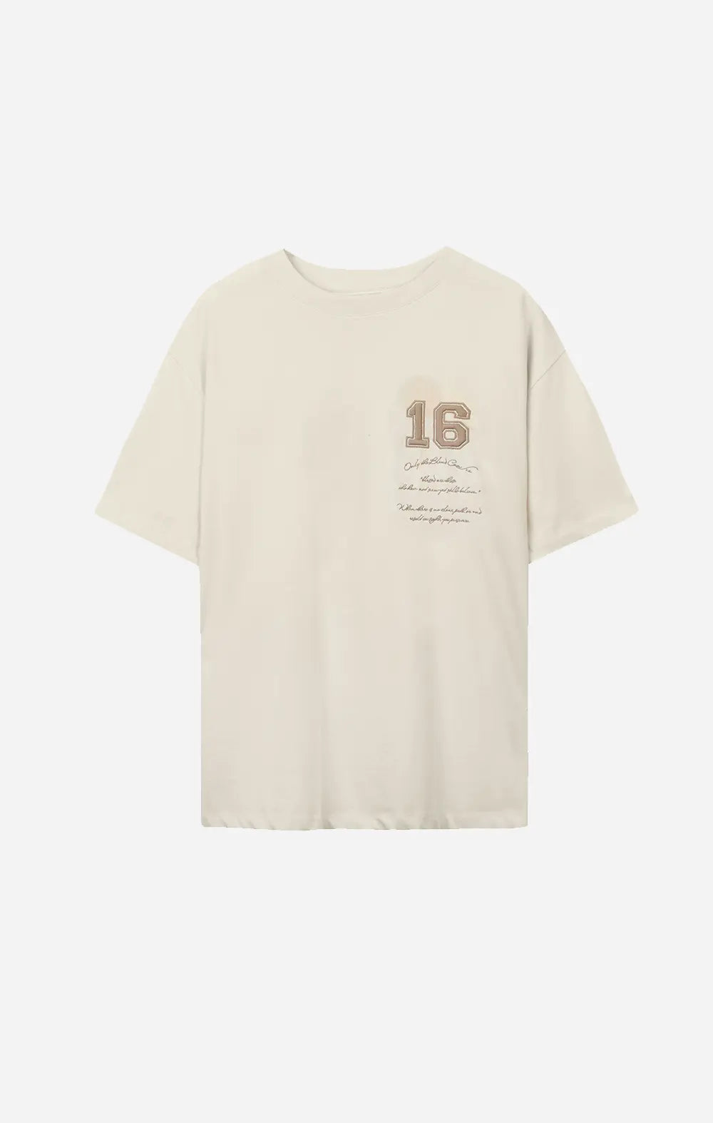 Sand Varsity T-Shirt - ONLY THE BLIND™