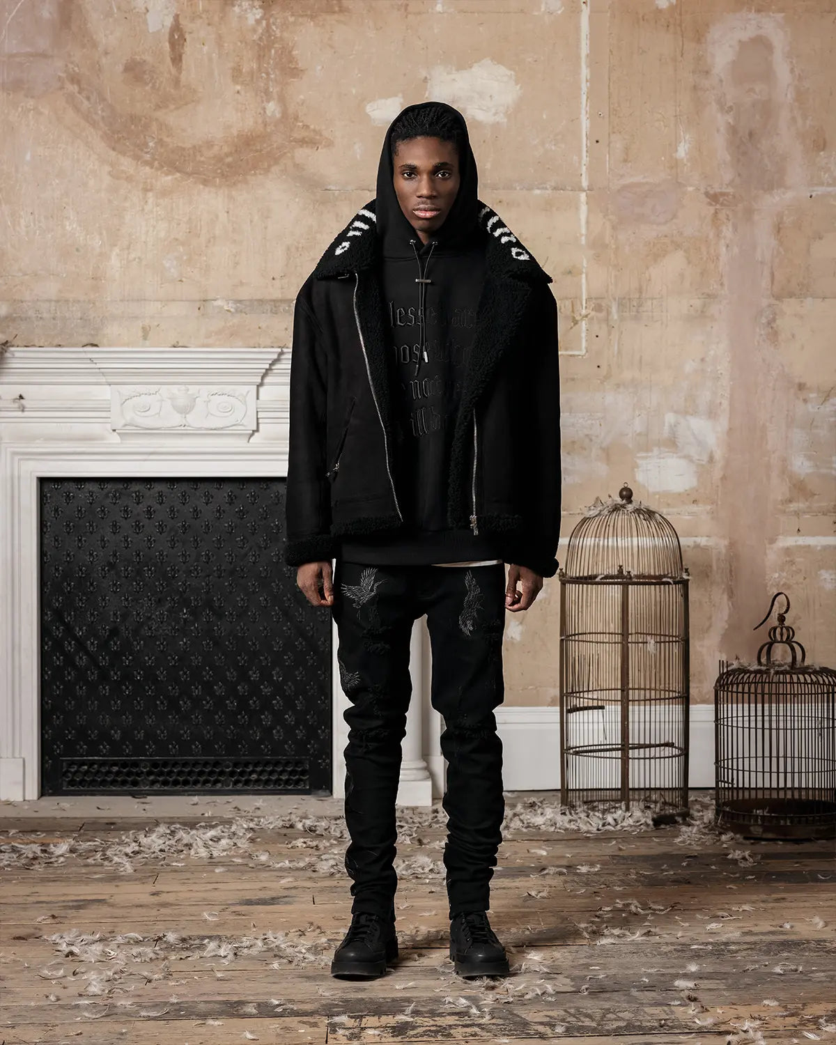 Phantom Aviator Shearling Jacket - ONLY THE BLIND™