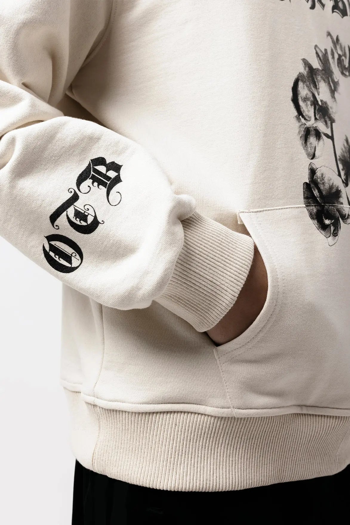 Beige Orchid Sweatshirt - ONLY THE BLIND™