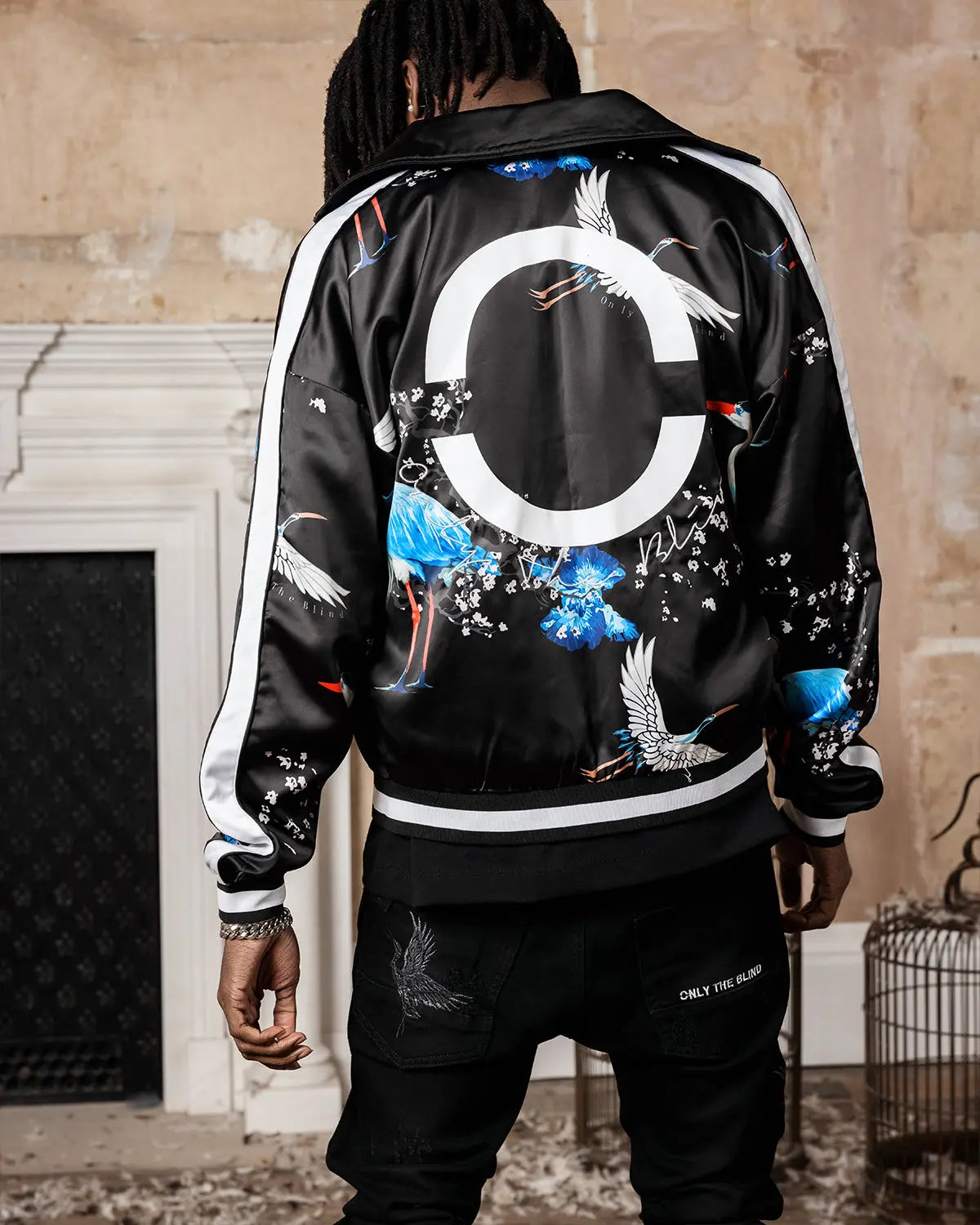 Satin Heron Jacket - ONLY THE BLIND™