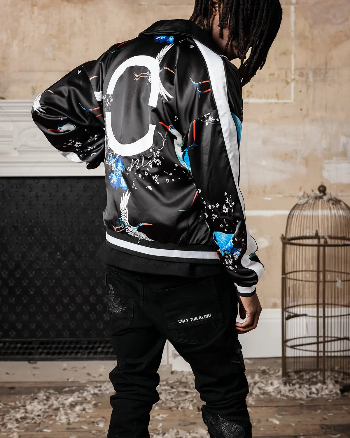 Satin Heron Jacket - ONLY THE BLIND™