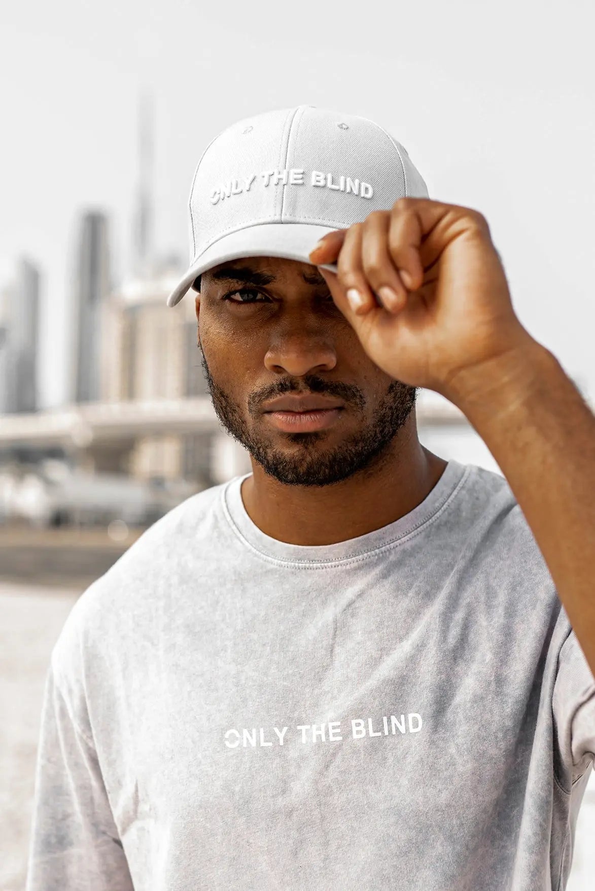 Signature Ice Grey Baseball Cap ONLY THE BLIND