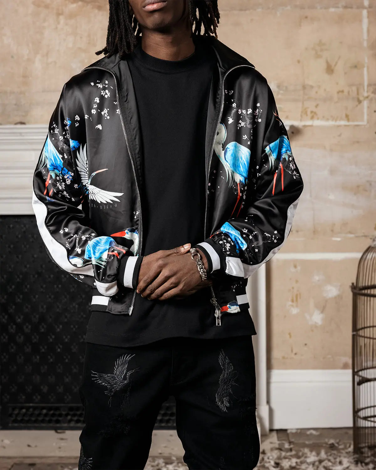 Satin Heron Jacket - ONLY THE BLIND™