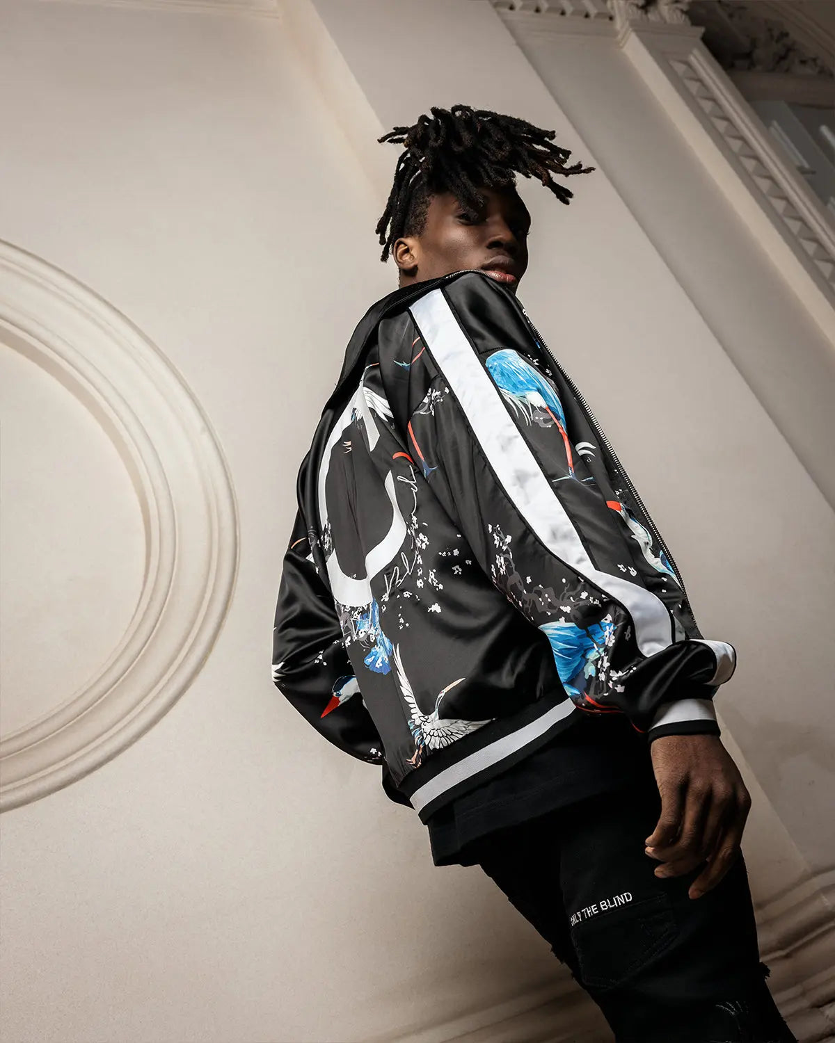 Satin Heron Jacket - ONLY THE BLIND™