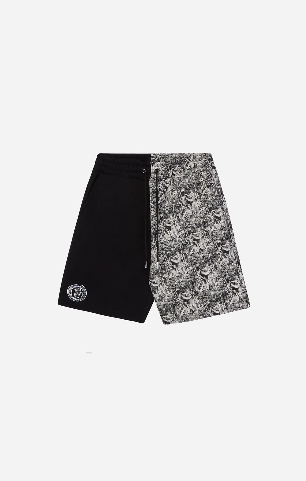 Split Jacquard Tapestry Shorts