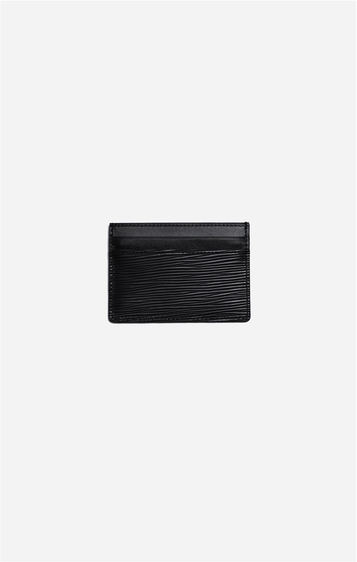 EPI Leather Debossed Card Holder - Black - ONLY THE BLIND™