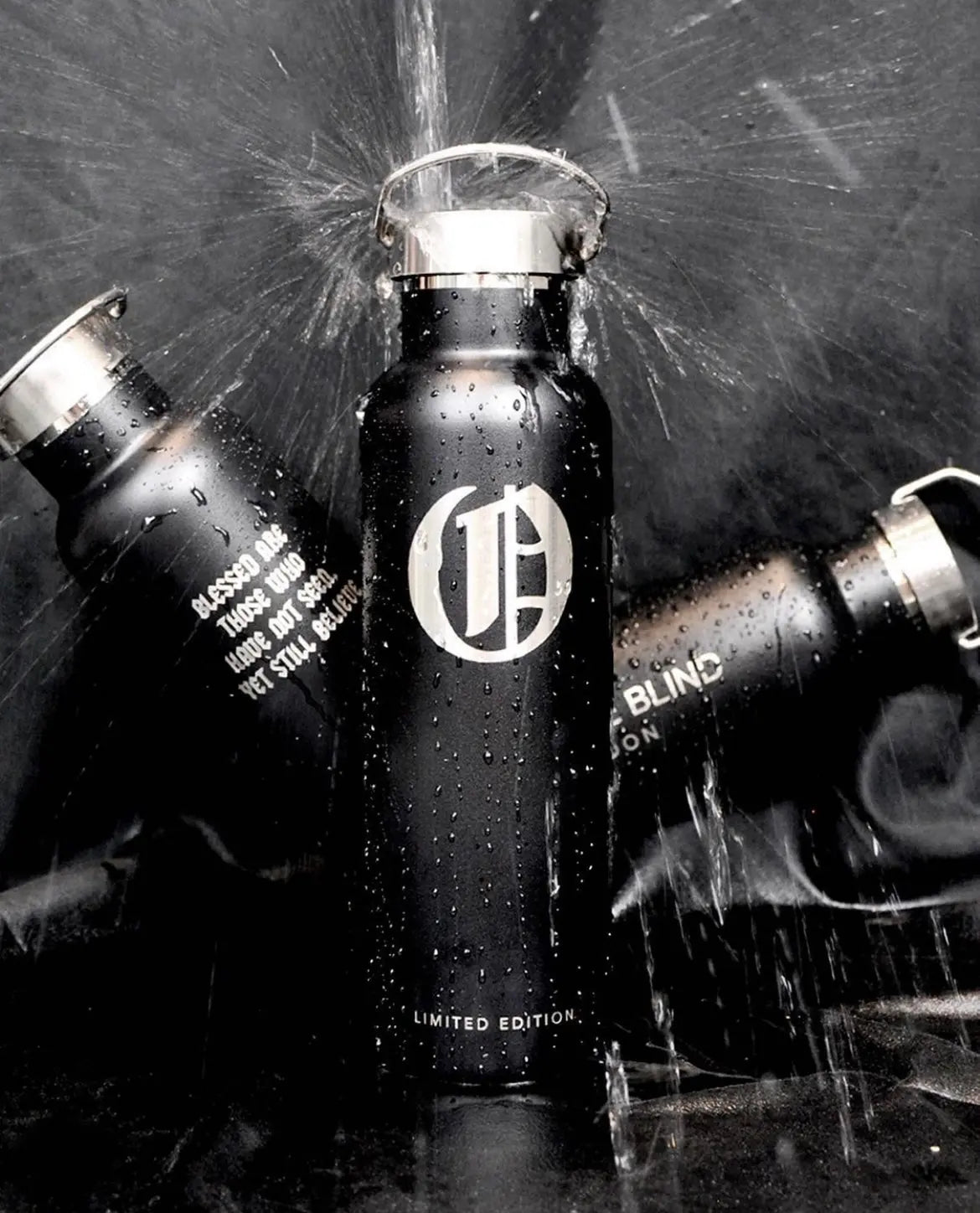 Crew Logo Stainless Steel Flask - ONLY THE BLIND™